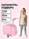 Чемодан-скутер детский Spetime Kids Electric Suitcase E9 Max Pink, фото 2