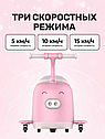 Чемодан-скутер детский Spetime Kids Electric Suitcase E9 Max Pink, фото 3
