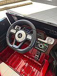 Детский электромобиль Baby Driver 2233 (красный глянец) Mercedes-Benz G-Класс Полноприводный, фото 4