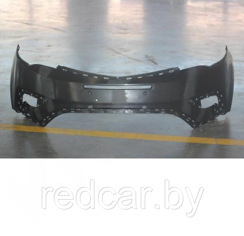 Бампер передний верхняя часть Geely Atlas