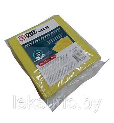 Губчатые салфетки для кухни ONE SERVICE 10 штук, фото 2