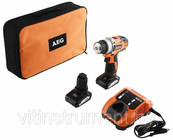 Дрель-шуруповерт аккумуляторная AEG POWERTOOLS BS 12 C2 LI-402B (4935446906)