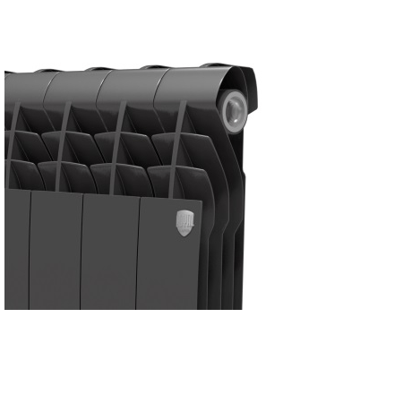 Чëрный Биметаллический радиатор Royal Thermo BiLiner 500 Noir Sable