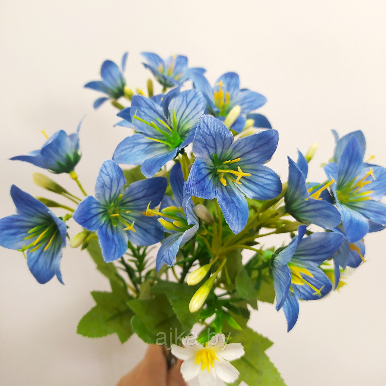 Букет Колокольчик 6 веток 44 см, синий