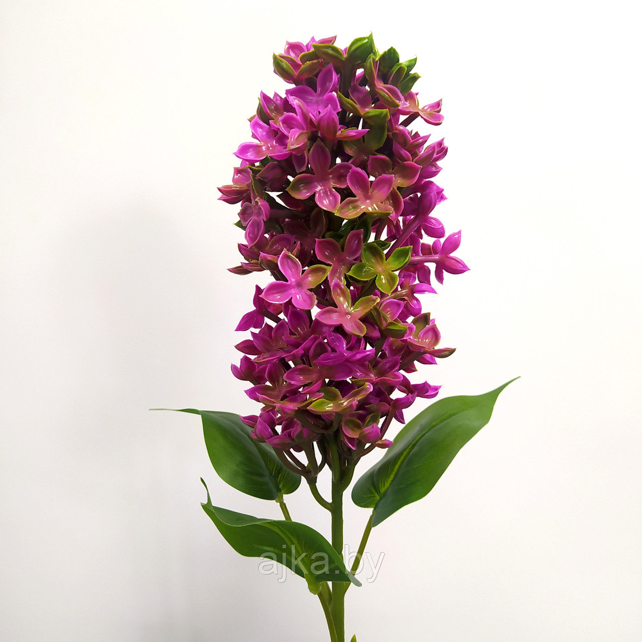 Сирень ветка 54 см, латекс, малиновый