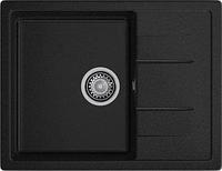 Кухонная мойка GranFest Quadro 650L (черный)