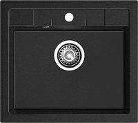 Кухонная мойка GranFest Quadro 561 (черный)