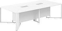 Офисный стол для переговоров Norden 240x120x75 SP.0112.WH.WH.WH (белый/белый/белый/серый)