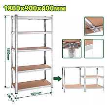 Стеллаж 1800x900x400 мм DYLLU DTTS1A94