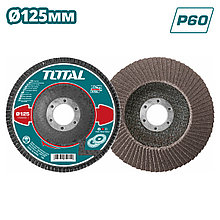Круг лепестковый 125x22,2 мм P60 TOTAL TAC631252