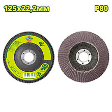 Круг лепестковый 125x22,2 мм P80 DYLLU DTYL2303