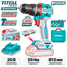 Дрель-шуруповерт ударная TOTAL TIDLI20558