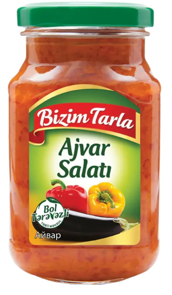 "Ажвар", жаренные на огне перцы BIZIM TARLA,315 гр.Азербаджан.