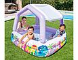 57470 Надувной бассейн с навесом Intex Sun Shade 157х157х122 см, фото 2