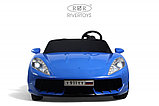 Детский электромобиль RiverToys T911TT NEW (синий) Двухместный до 100кг, фото 2