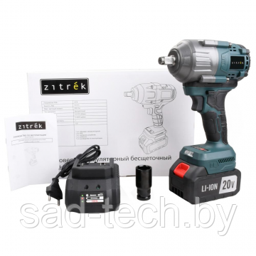 Гайковерт аккумуляторный Zitrek Crusher 20 PRO 085-1019, фото 2