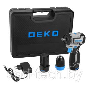 Дрель-шуруповерт аккумуляторная DEKO Loner 12V PRO 085-1122