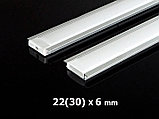 Алюминиевый профиль врезной комплект 23х6х2000мм для LED ленты, фото 2