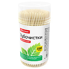 Зубочистки деревянные OfficeClean, 150шт., в баночке (цена без НДС)