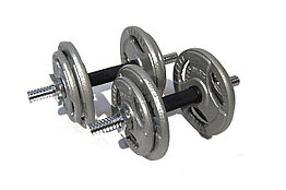 Набор гантелей металлических Хаммертон Atlas Sport 2x9 кг (посадочный 26 мм)