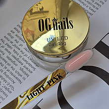 Гель OGnails камуфлирующий Premium Light Pink, 15 мл