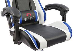 Вибромассажное кресло Calviano ASTI ULTIMATO black/white/blue