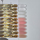 Гель OGnails прозрачный Premium Clear Violet, 50 мл, фото 3