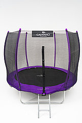 Батут пружинный с защитной сеткой Calviano 252 см - 8ft OUTSIDE master purple