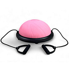 Тренажер Балансировочная платформа CALVIANO Bosu Ball 46 см розовый