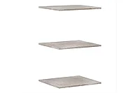 Алисия - Мебель в магазинах "Аксамит" Комплект полок для 4-х дверного шкафа Мишель Мод.12 (Мунлайт)