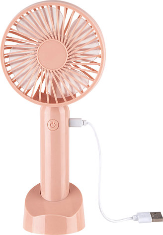 Настольный вентилятор Energy EN-0610 розовый USB (4 Вт) аккумулятор, фото 2