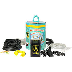 Система автоматического капельного полива от емкости, без давления (самотеком) "АкваДуся Start ЖКИ" на 50