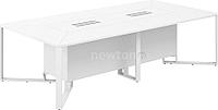 Офисный стол для переговоров Norden 240x120x75 SP.0112.WH.WH.WH (белый/белый/белый/серый)
