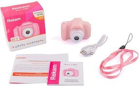 Фотоаппарат Rekam iLook K330i розовый 20Mpix 2" 720p microSDHC CMOS/Li-Ion