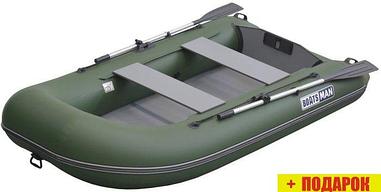 Моторно-гребная лодка BoatsMan BT280 (зеленый)