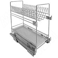 ROUND Двухуровневый посудосушитель с боковым нижн. крепл
