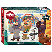 Мозаика puzzle 104 Три богатыря и Пуп Земли
