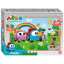 Мозаика puzzle 104 Грузовичок Лёва. Друзья