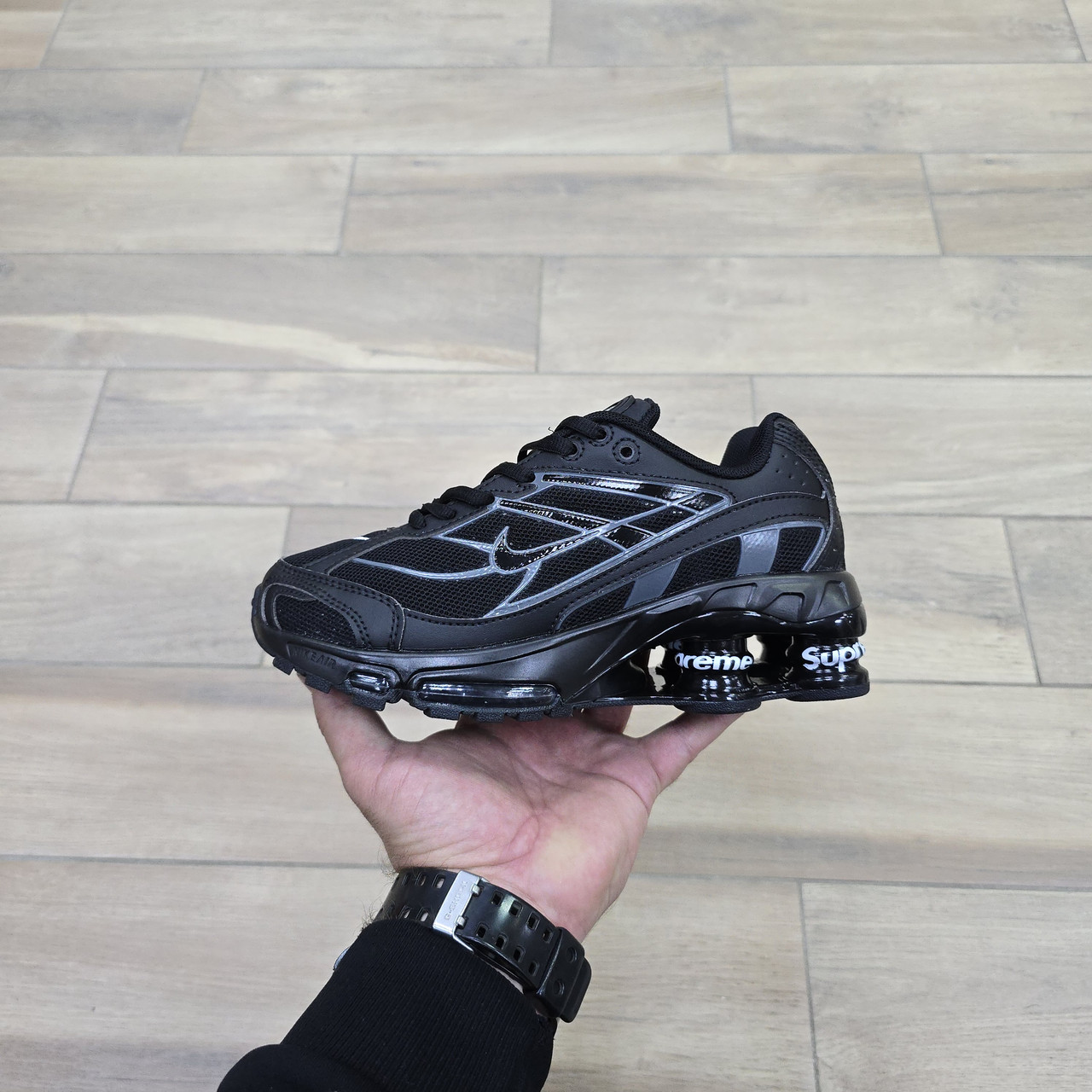 Кроссовки Supreme x Wmns Nike Shox Ride 2 SP Black