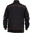 Куртка жилетка рабочая Cerva Ноксфилд (цвет графит с оранжевой отделкой), фото 5