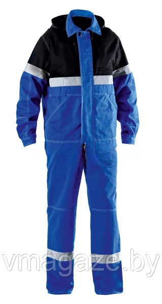 Костюм рабочий мужской Люкс 100%х/б (цвет васильковый)