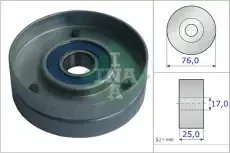 531 0751 30 INA ролик обводной ремня генератора!\ Audi A4/A6/A8, VW Passat 2.5TDi & 24V 97>