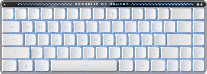 Клавиатура ASUS ROG Falchion Moonlight White (ASUS RX Low Profile Red)