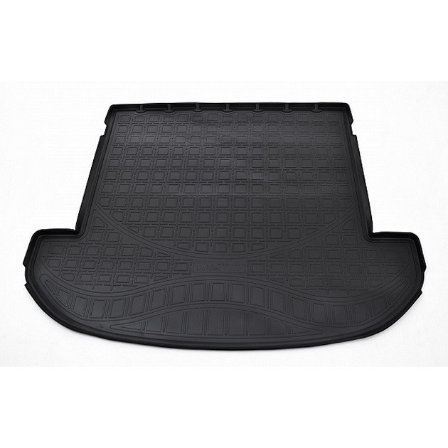 Коврик багажника для Hyundai Santa Fe DM 7 мест Черный