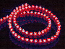 Светодиодная лента DIP LED 12В красная