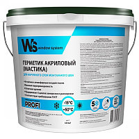 Колеруемый шовный акриловый герметик WS (Белый) 7кг