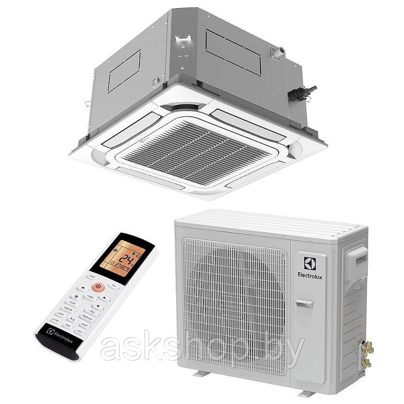 Комплект Electrolux EACC-24H/UP4-DC/N8 инверторный, кассетного типа, трубы 3/8 + 5/8