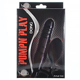 Черный фаллоимитатор расширяющийся Pump N Play Dong 16 см, фото 5