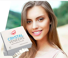 Накладные виниры для зубов Crystal Veneers. Набор для ВЕРХНИХ и НИЖНИХ зубов