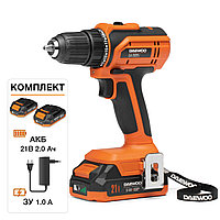 Дрель-шуруповерт аккумуляторная DAEWOO DAA 2122Li SET